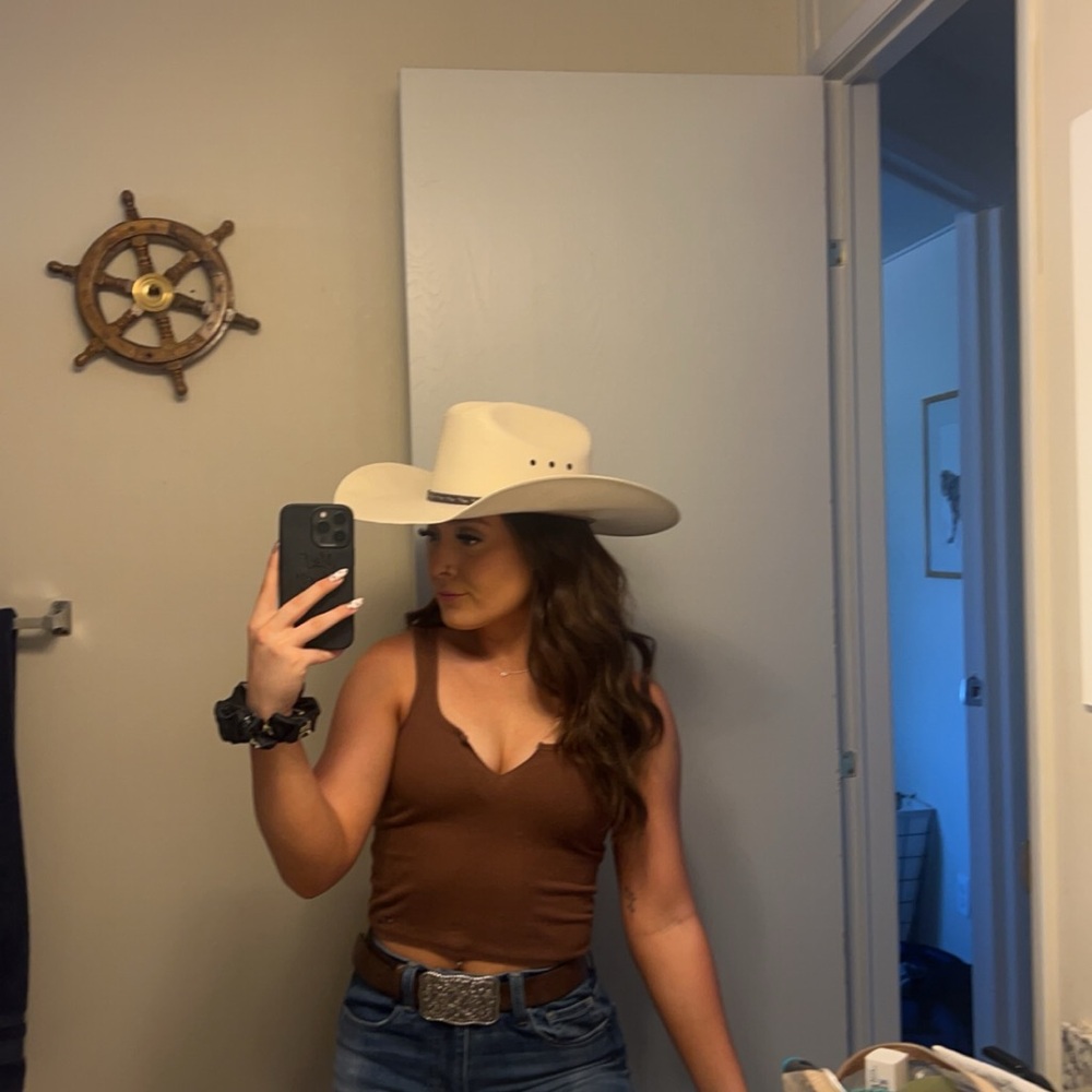 Cody James Men's Laced Woven Straw Western Hat